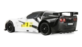 Corvette C6.R RC Drift Car 4WD LED 1:18 RTR licencovaná biela