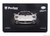 Pocher Pagani Utopia Coupe 2023 1:8 Grigio Rinascimento - svetlosivá
