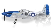 RC lietadlo P-51 Mustang (Baby WB) - mód 1 strieborná