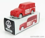 Officina-942 Fiat 1100 Bl Giardinetta Metallica Carrozzeria Monterosa 1958 1:76 Červená slonovina