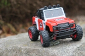 RC auto JEEP Subotech Brave, červená