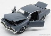 Jada Chevrolet Dom's Chevelle 454ss 1970 - Fast & Furious  Iv (2009) - Solo Parti Originali - Original Parts 1:24 Základní Nátěr Matně Šedý