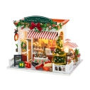 2Kids Toys miniatúrny domček Vianočný obchod s cukrovinkami