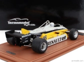 Tecnomodel Renault F1  Re30b V6 Turbo Team Renault Elf N 16 Winner Italy Gp (with Pilot Figure) 1982 Rene Arnoux 1:18 Bílá Žlutá Černá