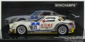 Minichamps Mercedes benz Sls Amg Gt3 N 21 24h Nurburgring 2012 Zehe - Hartung - Rehfeld - Bullit 1:43 Bielo-sivá