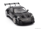 Minichamps Porsche 911 992 Gt3 Rs Coupe 2023 - Silver Wheels 1:18 Black