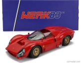 Werk83 Ferrari 330 P3 4.0l V12 Spider Verzia s otvorenou strechou 1966 1:18 Červená