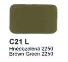 Agama Email C21 L Hnedo-zelená ČSN 2250