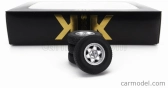 Sada príslušenstva 4x disky kolies a ráfiky pre Bmw 2002 Ats 1971 1:18 Black Silver
