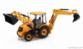 Britains JCB 3cx Plus Ruspa Gommata - traktorový škrabák 1:32 žltá čierna