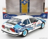 Solido Alfa romeo Alfetta Gtv6 N 15 Rally Des Garrigues 1986 C.rigollet - M.bathelot 1:18 Biela 2 tóny Modrá