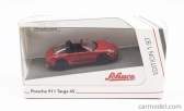 Schuco Porsche 911 991 Targa 4s Cabriolet Open 2013 1:87 Červená