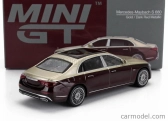 Mini-gt Mercedes Benz S-class S680 Maybach V12 (x223) Lhd 2024 1:64 Zlatá červená