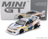 Mini-gt Nissan Silvia (s15) Lb Super Silhouette N 555 Formula Drift Japonsko 2023 1:64 Biela Modrá Žltá