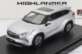 LCD model Toyota Highlander 2022 1:64 strieborná