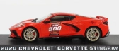 Greenlight Chevrolet Corvette C8 oficiálne Pace Car Indianapolis 500 Mile Race 2020 1:43 červená
