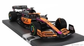 Minichamps Mclaren F1  Mcl36 Team Mclaren N 3 5th Singapore Gp 2022 Daniel Ricciardo 1:18 Oranžová Světle Modrá
