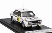 Trofeu Fiat 131 Abarth (night Version) N 1 Rally Montecarlo 1978 Patrick Lier - Jean Robert Corthay 1:43 Bílá
