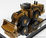 Dm-models Caterpillar Cat994k Ruspa Gommata - Scraper Tractor Wheel Loader 1:125 Žlutá Černá