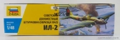 Zvezda Iliushin Il-2 Shturmovik Soviet Aircraft Airplane Military 1943 1:48 /