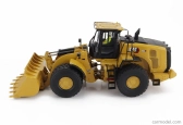 Dm-models Caterpillar Cat980 Ruspa Gommata - Scraper Tractor Wheel Loader 1:50 Žlutá Černá
