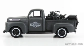 Maisto Ford USA F-1 Pick-up Custom USA Harley-Davidson 1948 + Motorcycle Harley Davidson Wla Flathead 1942 1:24 Matt Grey