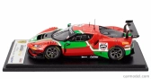 Looksmart Ferrari 296 Gt3 3.0l Twin Turbo V6 Team Af Corse N 52 24h Spa 2024 Andrea Bertolini - Jef Machiels - Louis Machiels - Tommaso Mosca 1:43 Červená Zelená