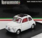Brumm Fiat 500f Tetto Aperto - Otvorené 1965 1:43 Bianco