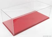 Atlantic Vetrina display box Molhouse Base In Pelle Rossa - Leather Base Red - Lungh.lenght Cm 65.0 X Largh.width Cm 31.0 X Alt.height Cm 21.5 (altezza Interna Cm 19.0) 1:8 Červená - Plastový Displej