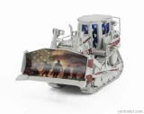Dm-models Caterpillar Catd8t Ruspa Cingolata - Scraper Track Type Tractor 1:50 Šedá Bílá