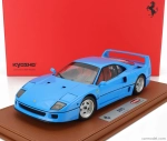 Bbr-models Ferrari F40 1987 - Con Vetrina - With Showcase 1:18 Azzurro - Světle Modrá