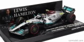 Minichamps Mercedes gp F1 W13e Team Mercedes-amg Petronas F1 N 44 2nd Hungarian Gp 2022 Lewis Hamilton 1:43 Silver Green