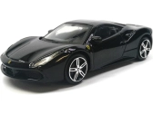 Bburago Ferrari 488 GTB 1:43 čierna