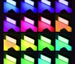Nastaviteľné RGB vreckové svetlo (vr. batérie)