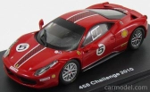 Edicola Ferrari 458 Italia 8c N 5 Challenge 2010 1:43 Rosso Corsa 322 Red