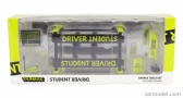 Tarmac Accessories Student Driver Garage Set Officina - Ponte Sollevatore Auto - Four Post Lift 1:64 Žlutá Černá