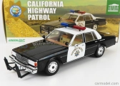 Greenlight Chevrolet Caprice Police California Highway Patrol 1989 1:18 Černá Bílá