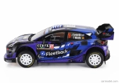 Solido Ford england Puma Rally1 Team M-sport Ford Wrt N 9 Rally Safari Kenya 2022 Jourdan Serderidis - Frederic Miclotte 1:18 Purple Black Blue