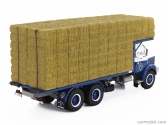 Edicola Berliet Gps12 Truck Trasporto Fieno 3-assi 1968 1:43 Modrá Biela Béžová
