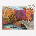 Galison Puzzle Podzim na mostě Bow Bridge Joy Laforme 1000 dílků