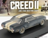 Greenlight Ford usa Mustang Coupe 1967 - Adonis Creed's Ii 1:43 Matt Black