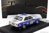 Trofeu Ford england Escort Mki Rs 1600 (night Version) N 20 Rac Rally 1973 Andrew Cowan - Johnstone Syer 1:43 Bílá Modrá
