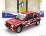 Solido Peugeot 205 1.6 Gti N 132 Rally Montecarlo 1986 Francois Delecour - Anne Chantal Pauwels 1:18 Červená