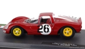 Edicola Ferrari 206sp Dino Spider Team Scuderia Ferrari Sefac N 26 Winner Trento-bondone 1965 Ludovico Scarfiotti 1:43 Červená