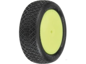 Kolesá Pro-Line 2,2", pneumatiky Electron MC 2WD Buggy, disk Velocity H12 žltý - predné (2)