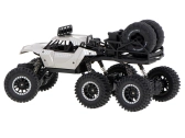 RC crawler Pick up 6x6, stříbrná