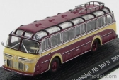 Edicola Henschel Hs100n Autobus 1953 - Damage Display Box 1:72 Bordeaux Cream