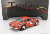 Trofeu Renault Alpine A110 N 78 Rally Montecarlo 1975 F.von Der Leyen - P.diekmann 1:43 Tmavě Oranžová