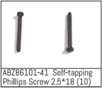 ABZ86101-41 - Self-tapping Phillips Screw 2.5*18 - Mini AMT (10)