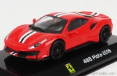 Edicola Ferrari 488 Pista 2018 - Con Vetrina - With Showcase 1:43 Red